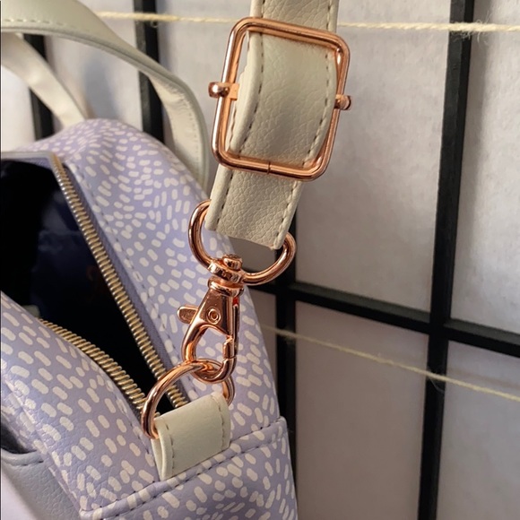 Round lavender small crossbody bag - Picture 5 of 8